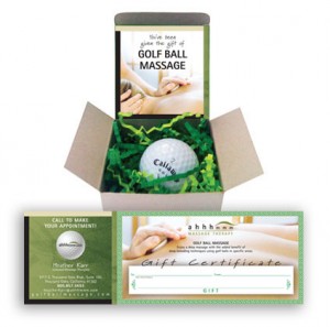 golf ball massage gift certificate Golf Ball Massage gift certificate